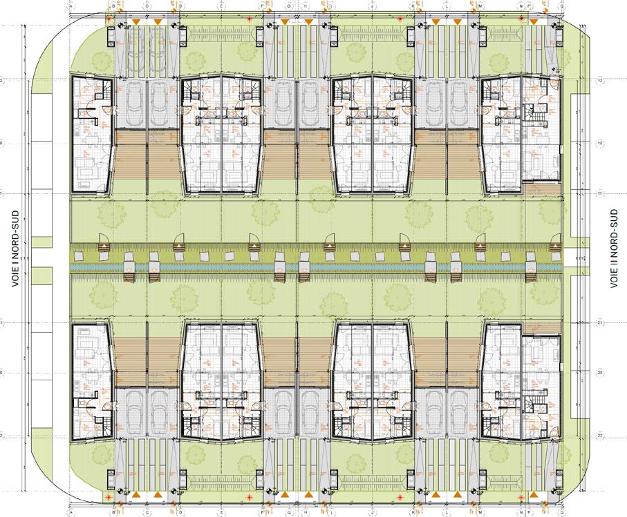 Vue projet - opération BAMBOO sur l Ile de Nantes